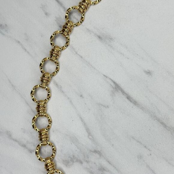 Bijoux Cascio Vintage Coin Charm Gold Tone Chain Belt Small/Medium (S/M) ✨ main image 6